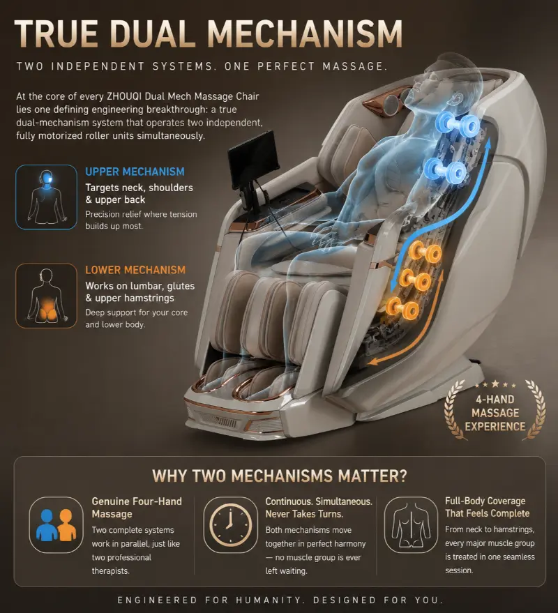 Dual Mech Massage Chair