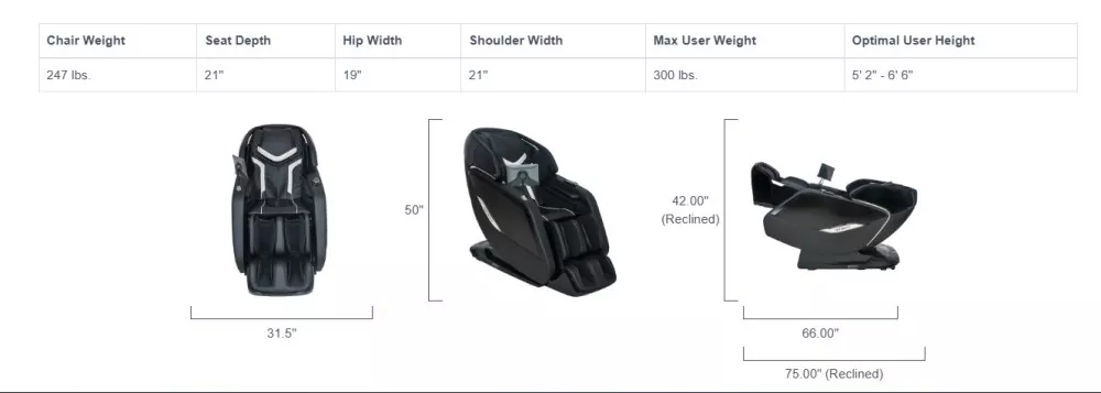 Economic Dual Mech Massage Chair