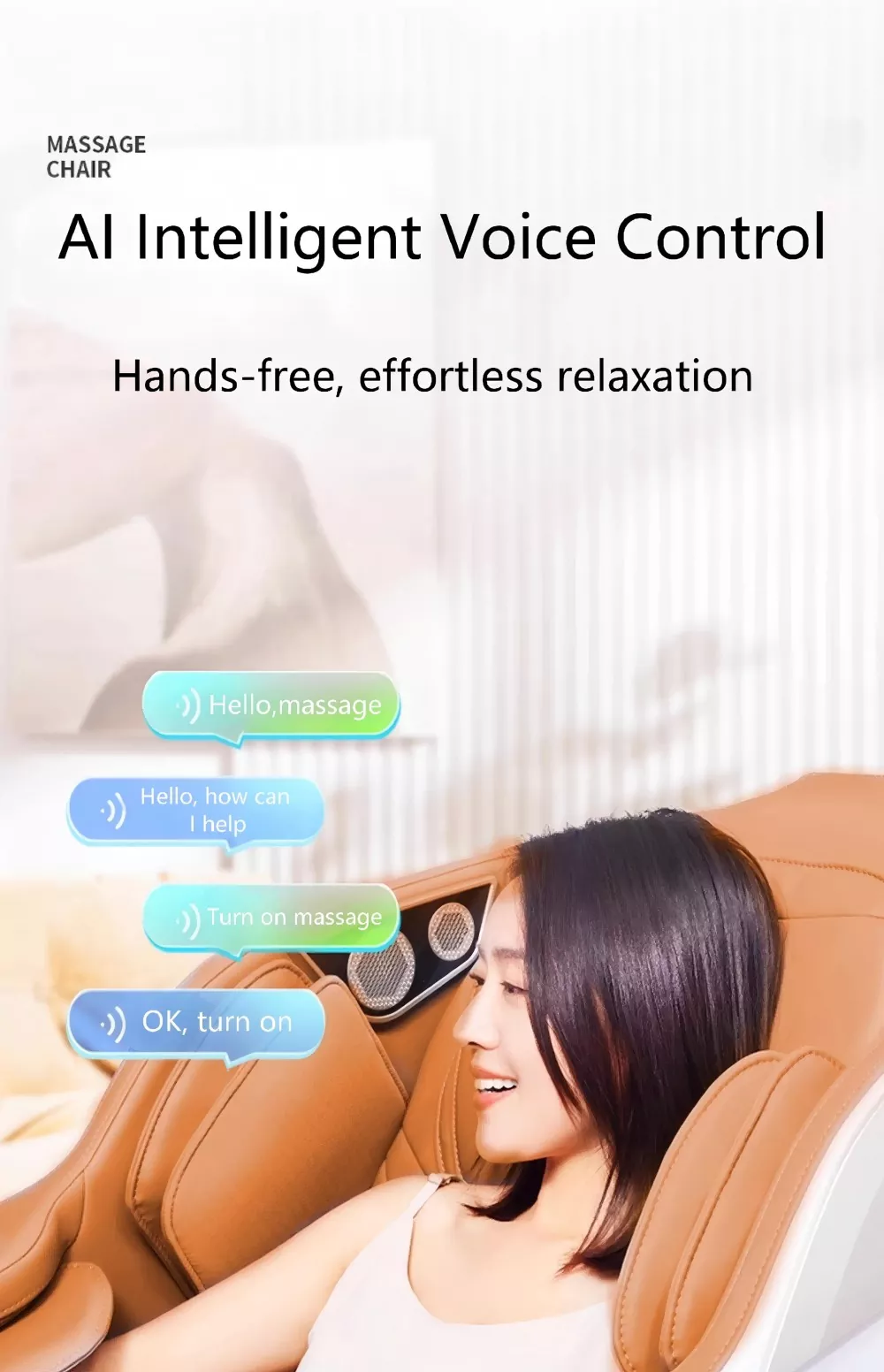 AI Support 3D Massage Chair